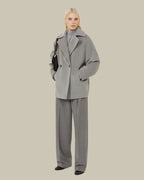 Ariano Double-Breasted Wool Peacoat