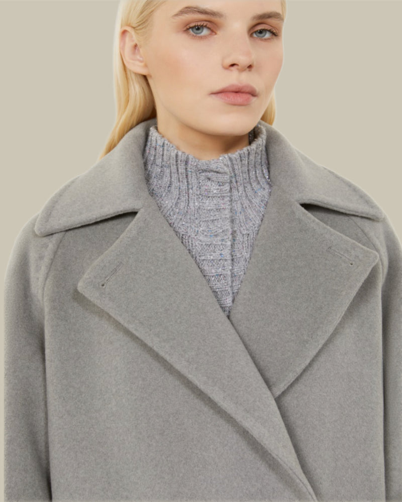 Ariano Double-Breasted Wool Peacoat