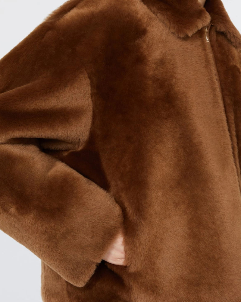 Shearling Boxy Jacket