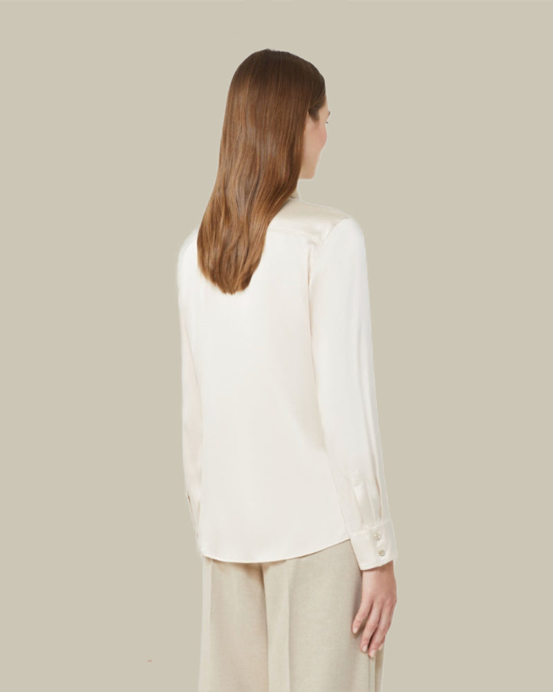 Xero Beige Silk Blouse
