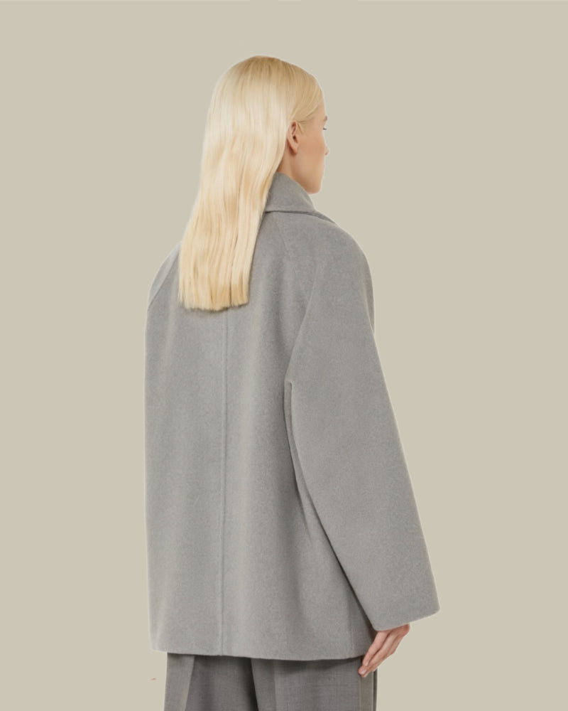 Ariano Double-Breasted Wool Peacoat