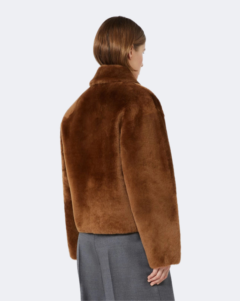 Shearling Boxy Jacket