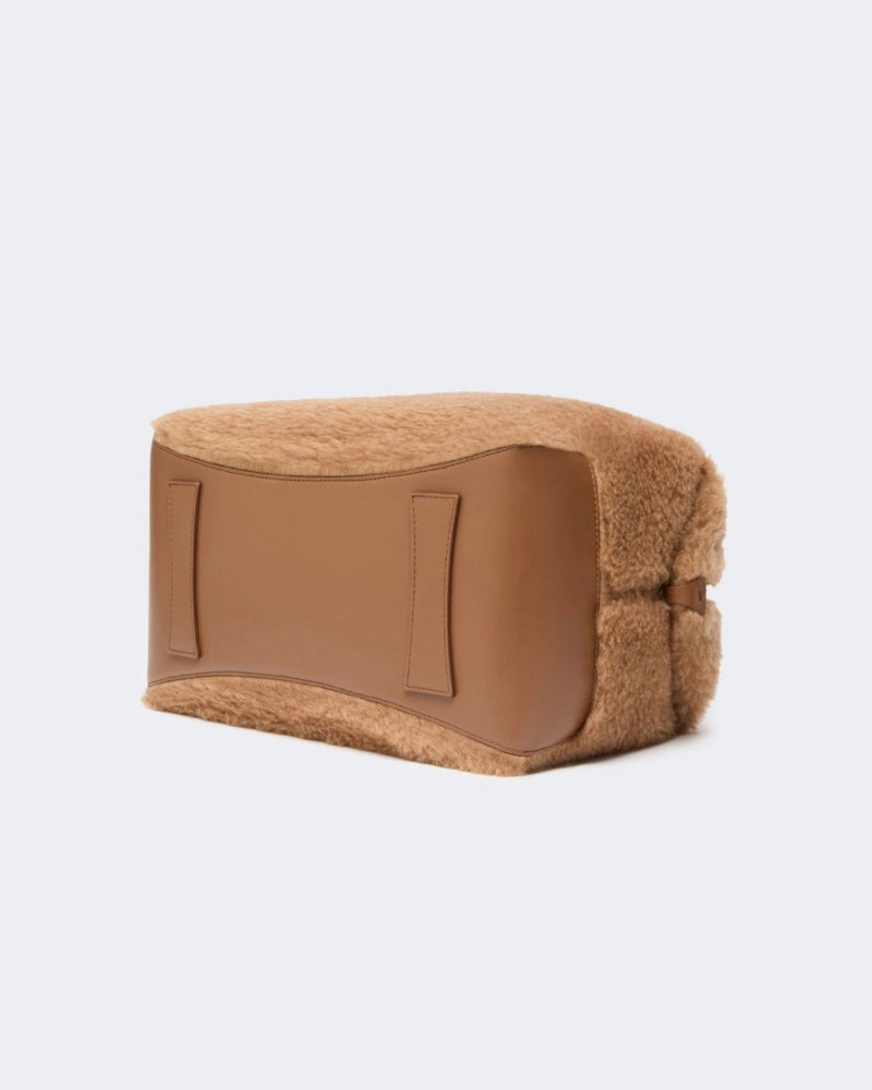 Large Teddy Boston Bag Camel