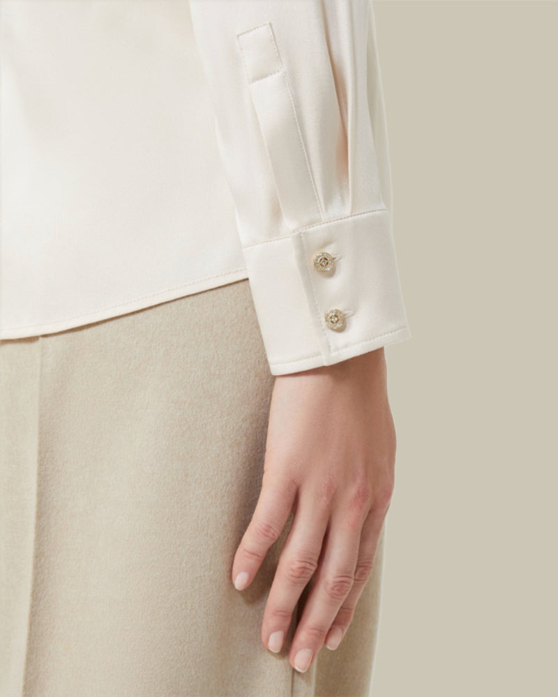 Xero Beige Silk Blouse