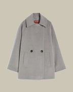 Ariano Double-Breasted Wool Peacoat