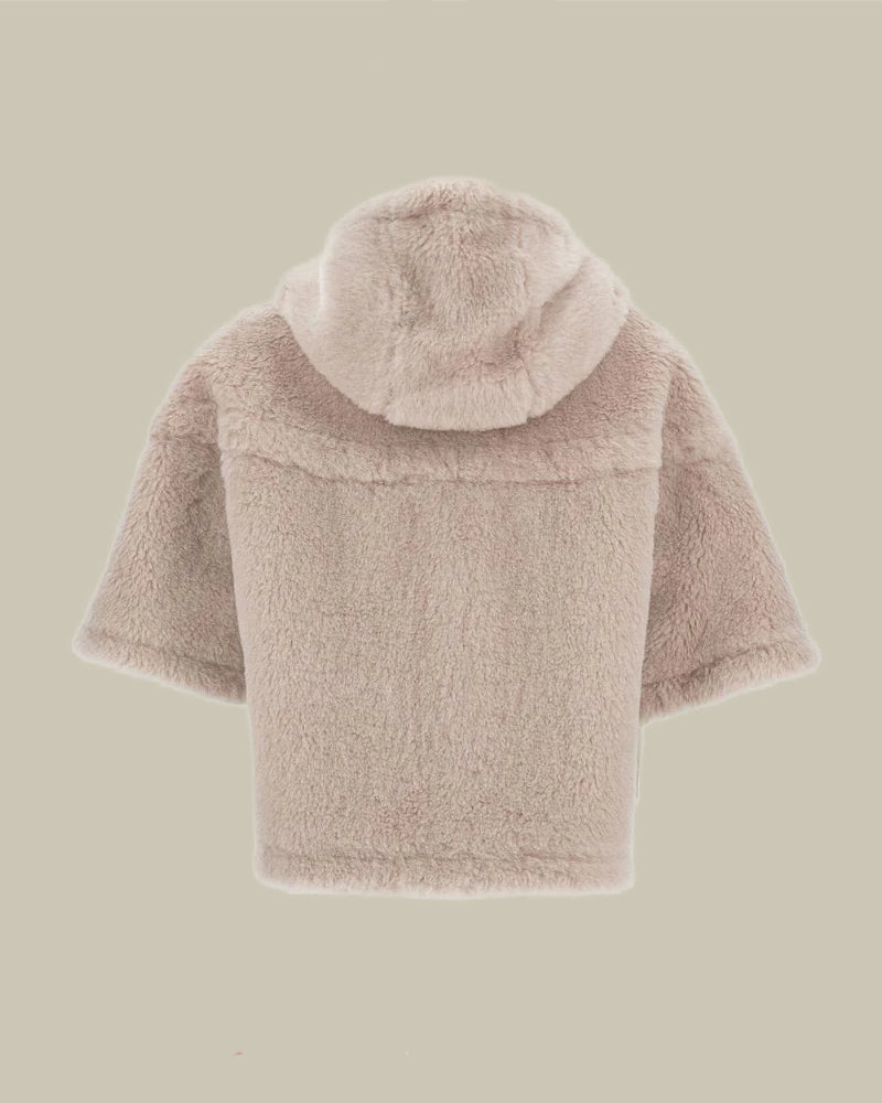 Pelato Beige Cape Wrap Poncho