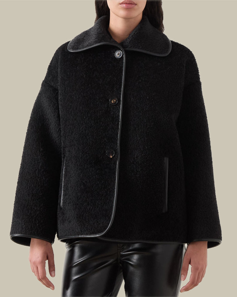 Vadet Brushed Alpaca Coat