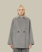 Ariano Double-Breasted Wool Peacoat