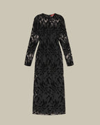 Abano Black Floral Lace Dress
