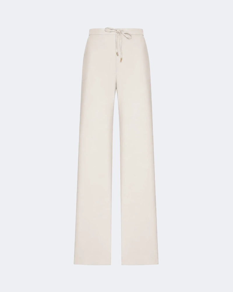Wool Drawstring Trouser Ivory