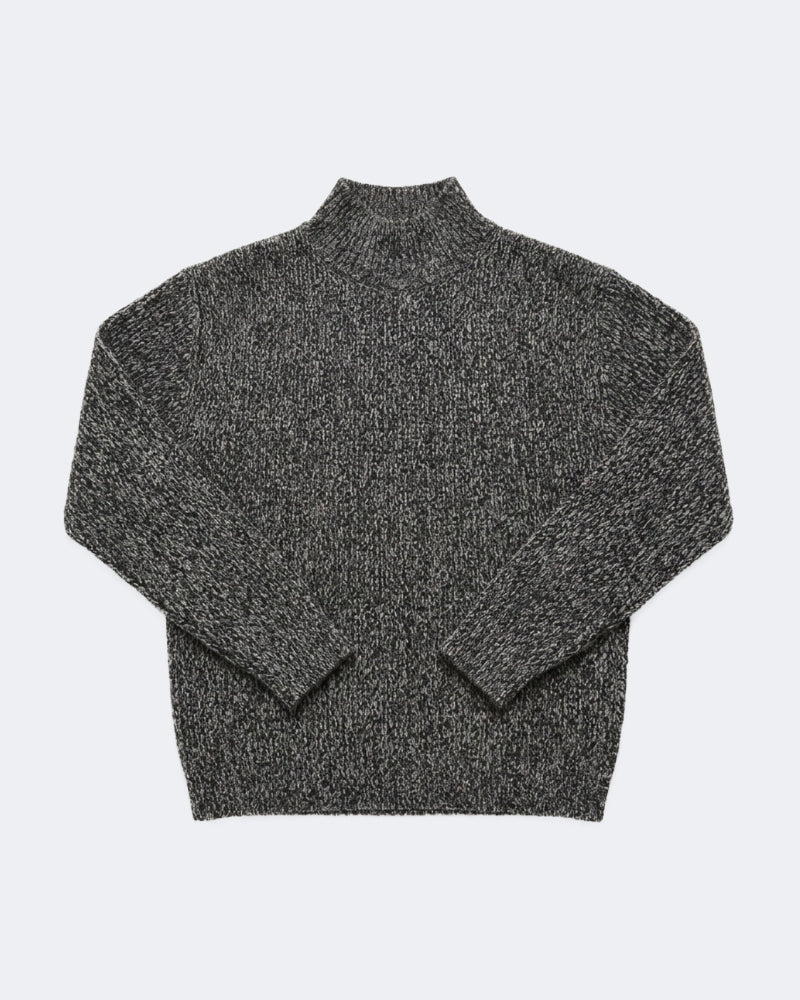 Rib Knit Wool & Cashmere Turtleneck Jumper