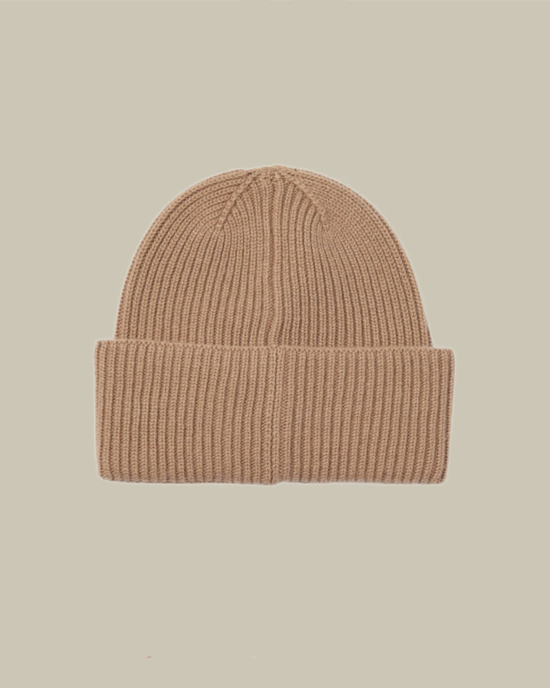 Cashmere Monogram Beanie