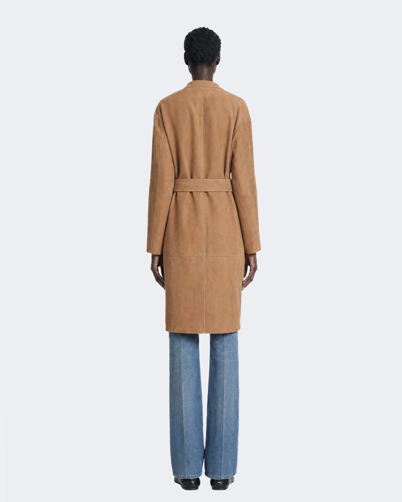 Suede Duster Coat