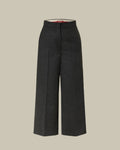 Marengo Grey Wool Wide Leg Trouser
