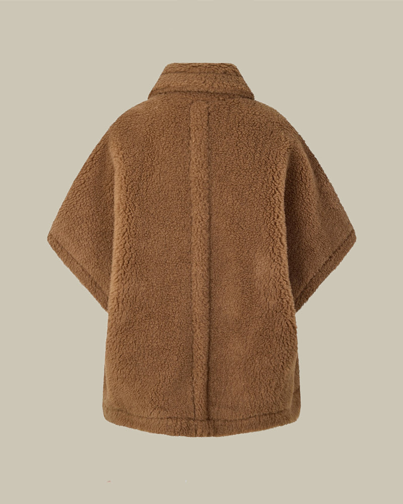 Tebe Beige Cape Wrap Poncho