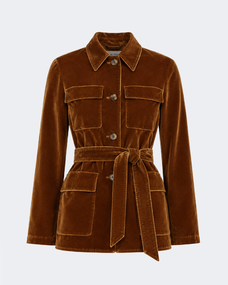 Velvet Saharan Jacket Burnt Orange