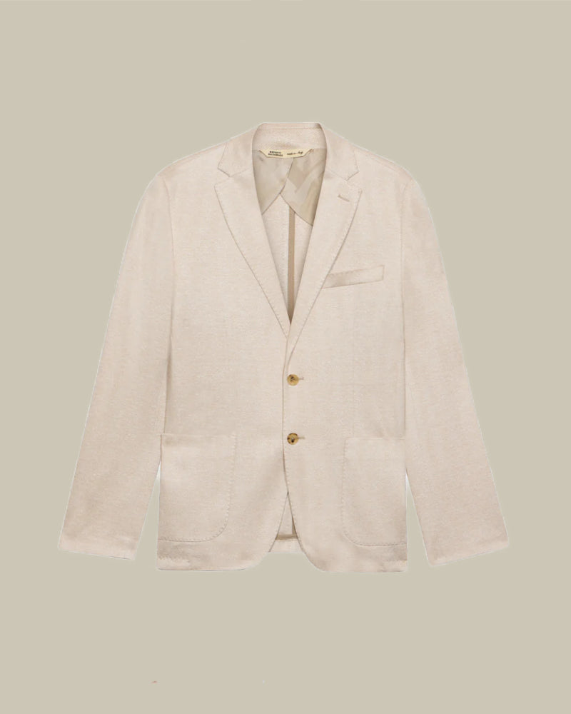 Light Beige Soft Travel Jersey Blazer