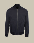 Navy Wind Stop Bomber Jacket