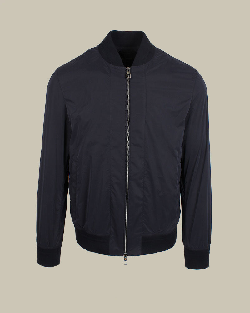 Navy Wind Stop Bomber Jacket