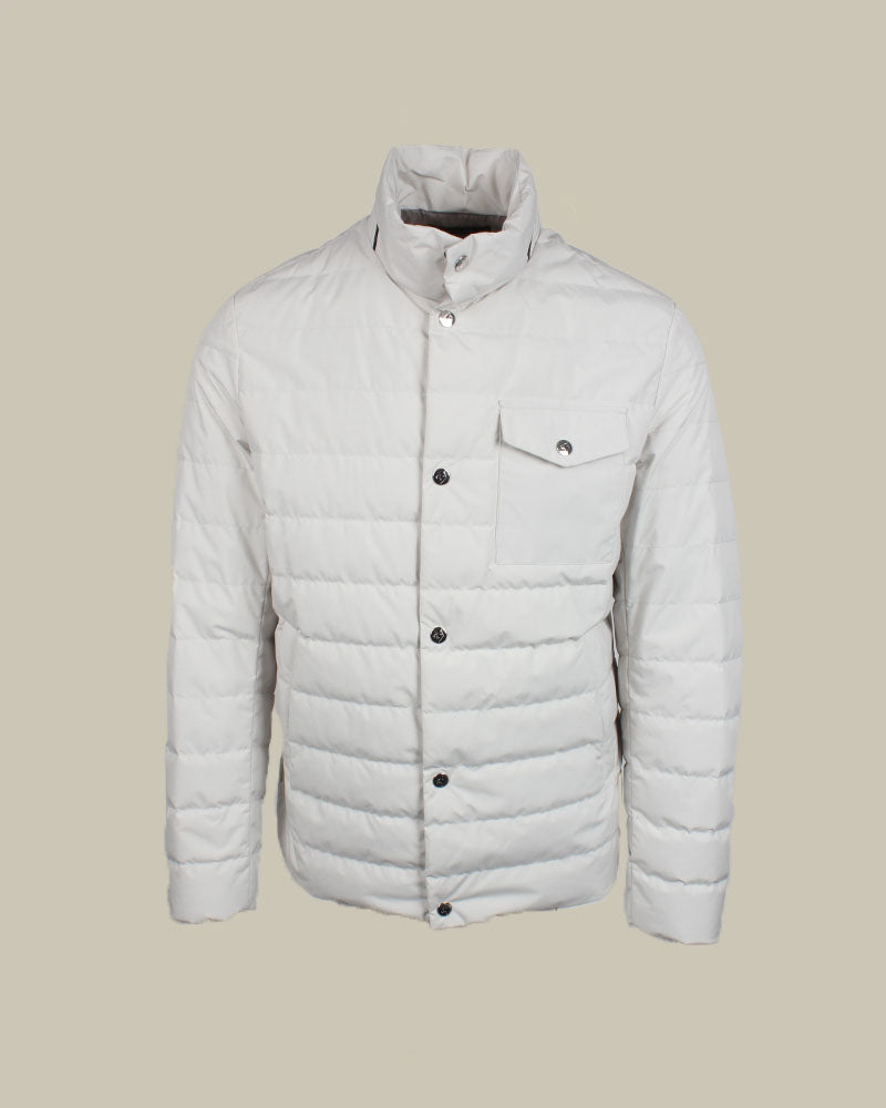 Stone Beige Down Jacket