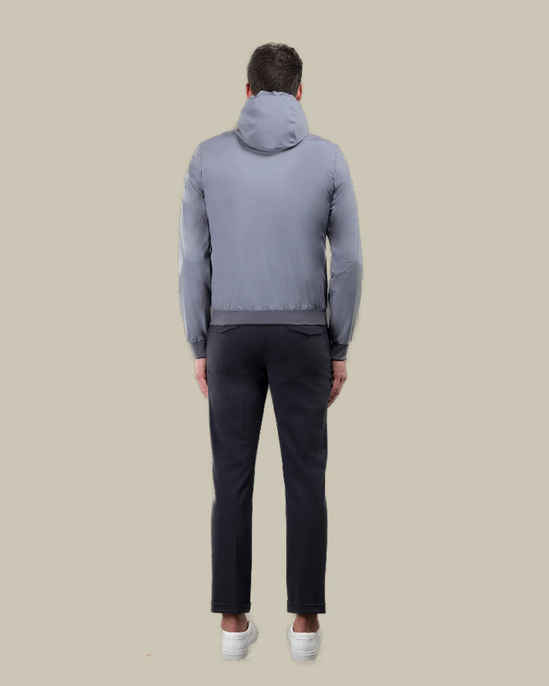 DENON Light Blue Hooded Blouson