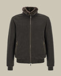 BELLATI Brown Wool Shearling Blouson
