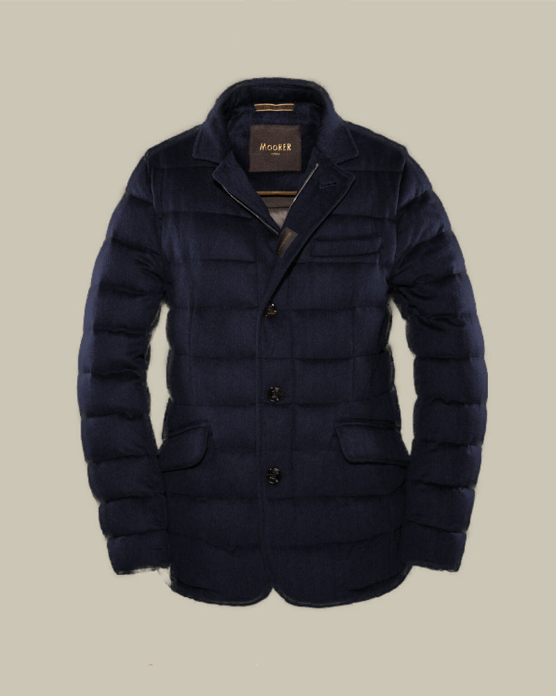 ZAYN Lightly Padded Blazer Navy