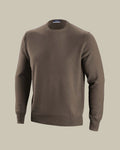 Chestnut Long Sleeve Merino Wool Crew Neck