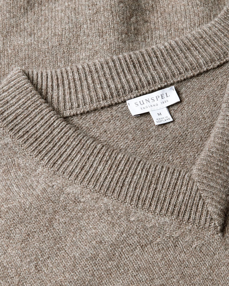 Bark Lambswool V Neck