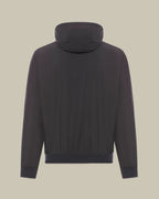 ONIRO Black Hooded Bomber Jacket