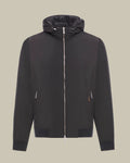 ONIRO Black Hooded Bomber Jacket