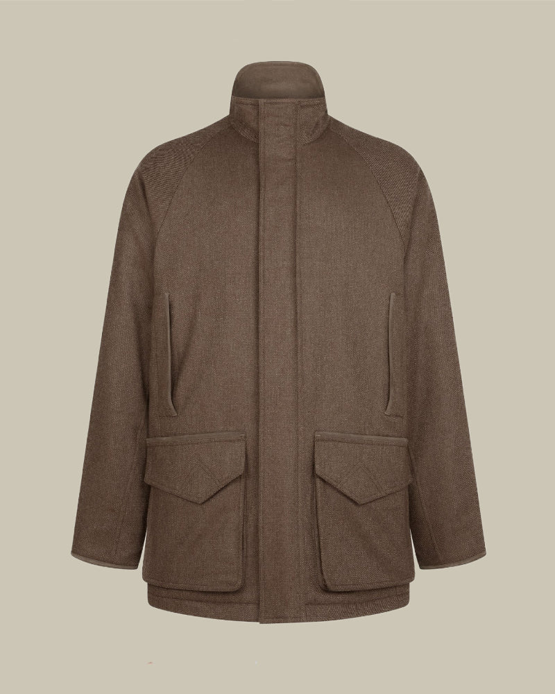Percy Cashmere Tweed Raglan Field Coat