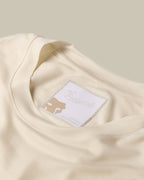 JAMES Ecru Merino Wool T Shirt