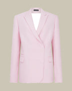 Pink Circle Back Cutout Jacket