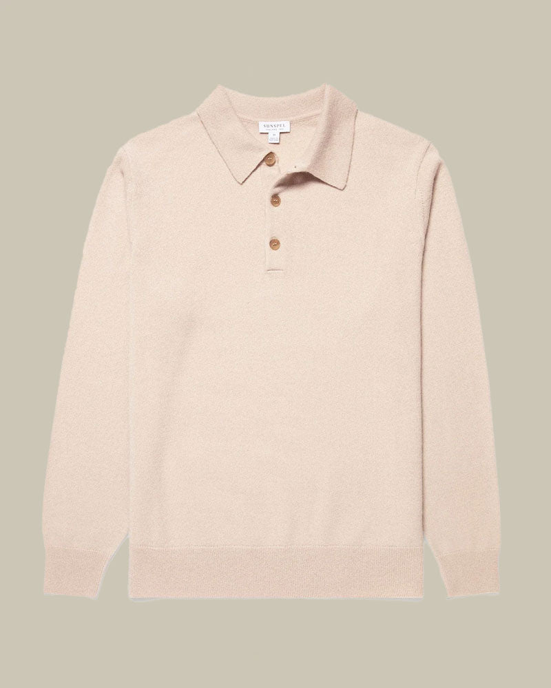 Swansdown Pure Cashmere Knit Polo