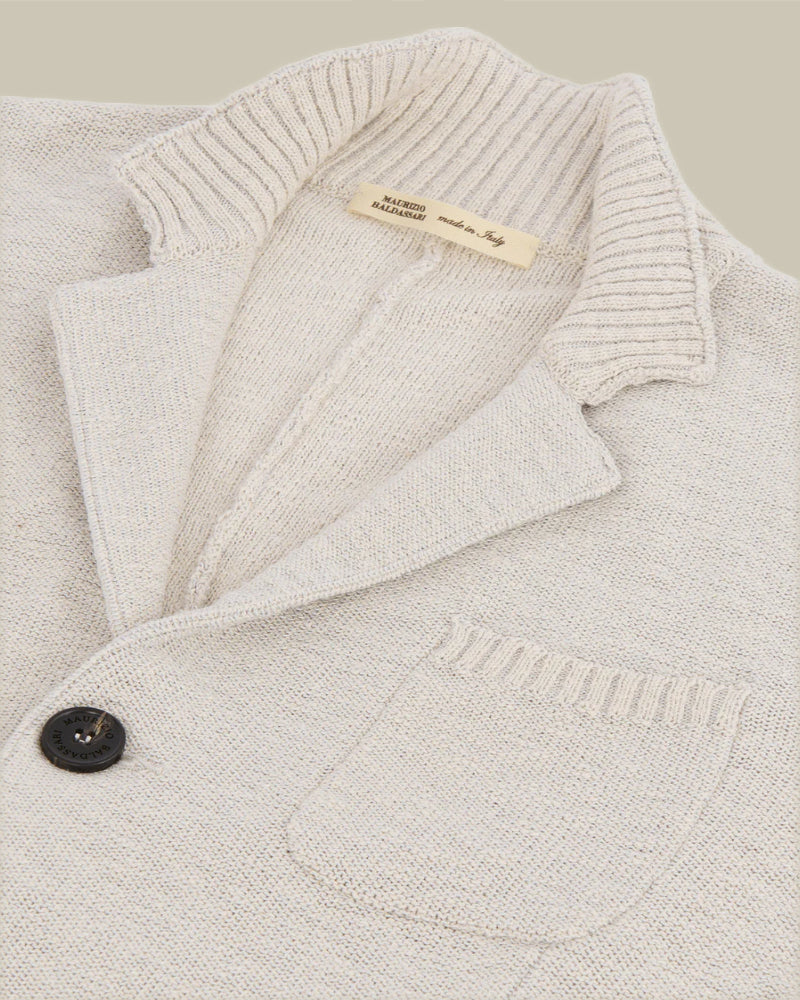 Portofino Cream Rib Knit Swacket