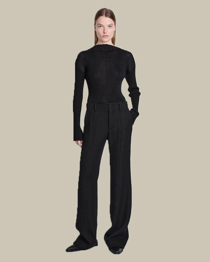 Barbara Pant In Wool Twill