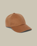 Cashmere Blend Camel Baseball Cap