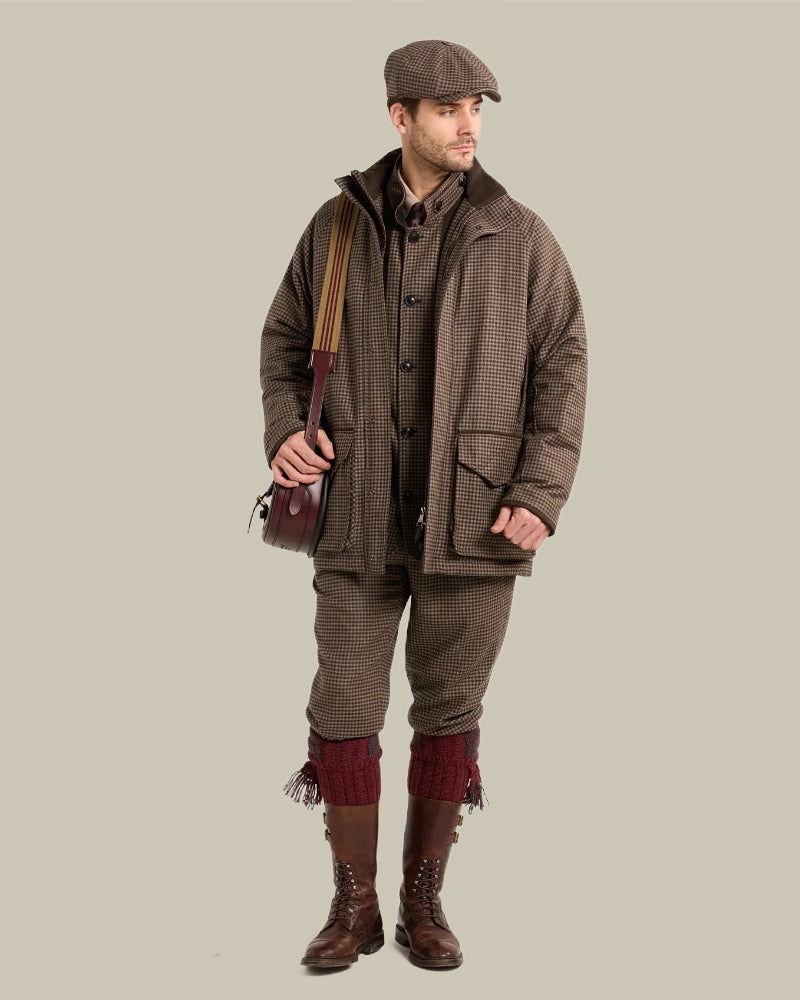 Cashmere Tweed Raglan Field Coat in Torridon Check