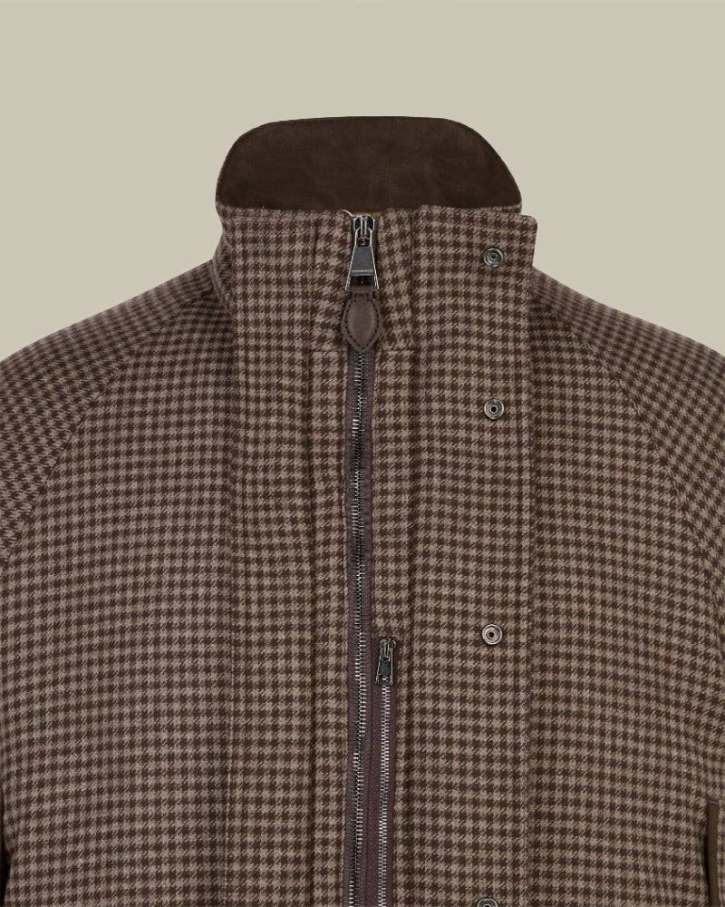 Cashmere Tweed Raglan Field Coat in Torridon Check