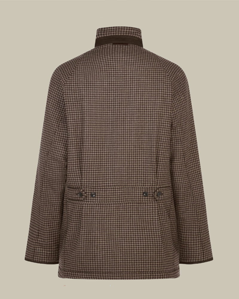 Cashmere Tweed Raglan Field Coat in Torridon Check