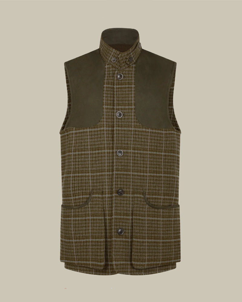 Tom Purdey Hi Collar Tweed Sporting Vest