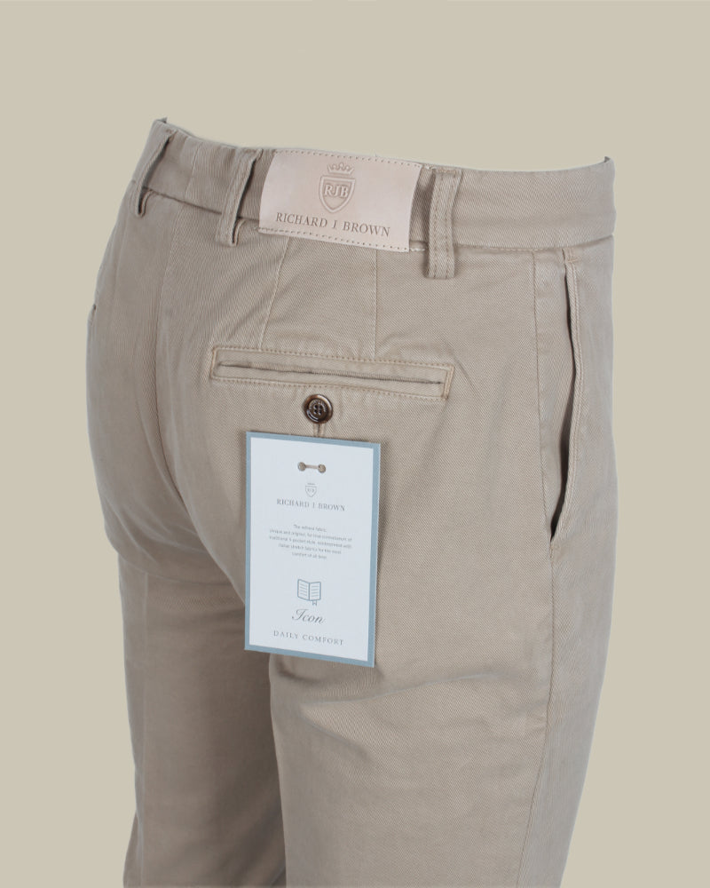 SINGAPORE Beige Cotton Chino