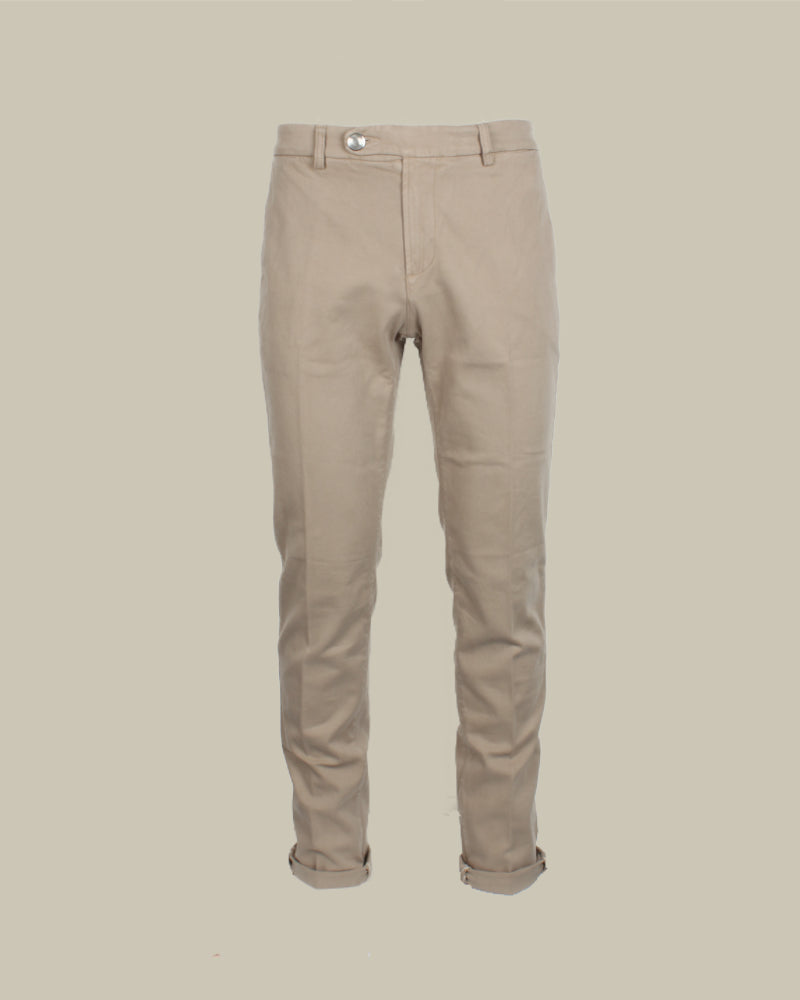 SINGAPORE Beige Cotton Chino