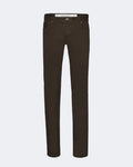 TOKYO Chocolate Brown Cotton & Cashmere 5 Pocket Jeans
