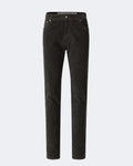 TOKYO Chocolate Brown Cotton Corduroy Slim Fit Jean