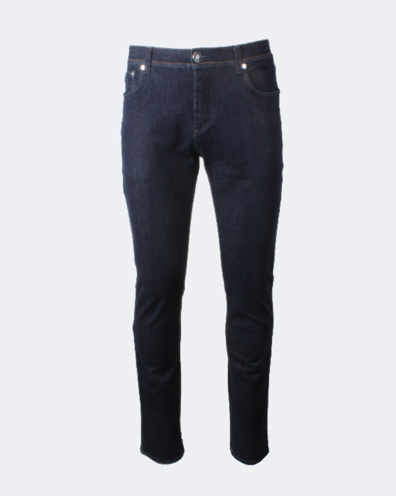 TOKYO Dark Navy Clean Wash Slim Fit 5 Pocket Travel Jean