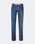 TOKYO Mid Blue Slim Fit 5 Pocket Travel Jean