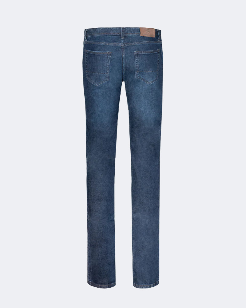 TOKYO Mid Blue Slim Fit 5 Pocket Travel Jean