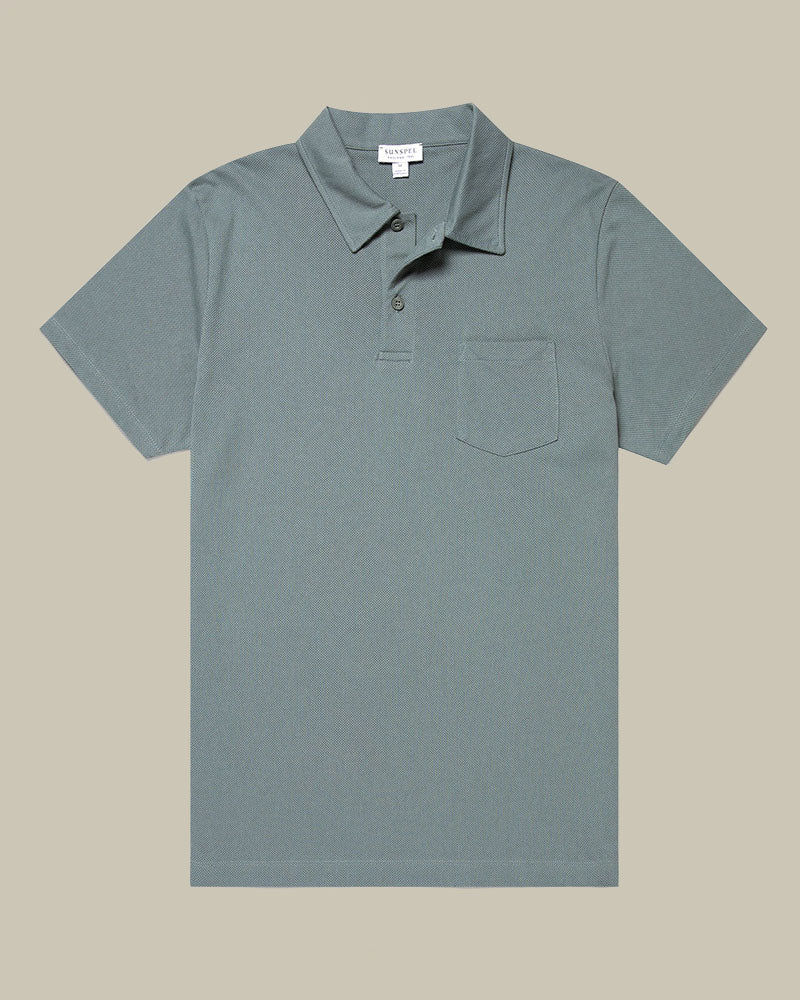 Smoke Green Riviera Polo Shirt